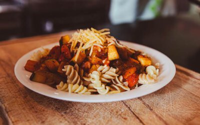 Italiaanse pasta met groente